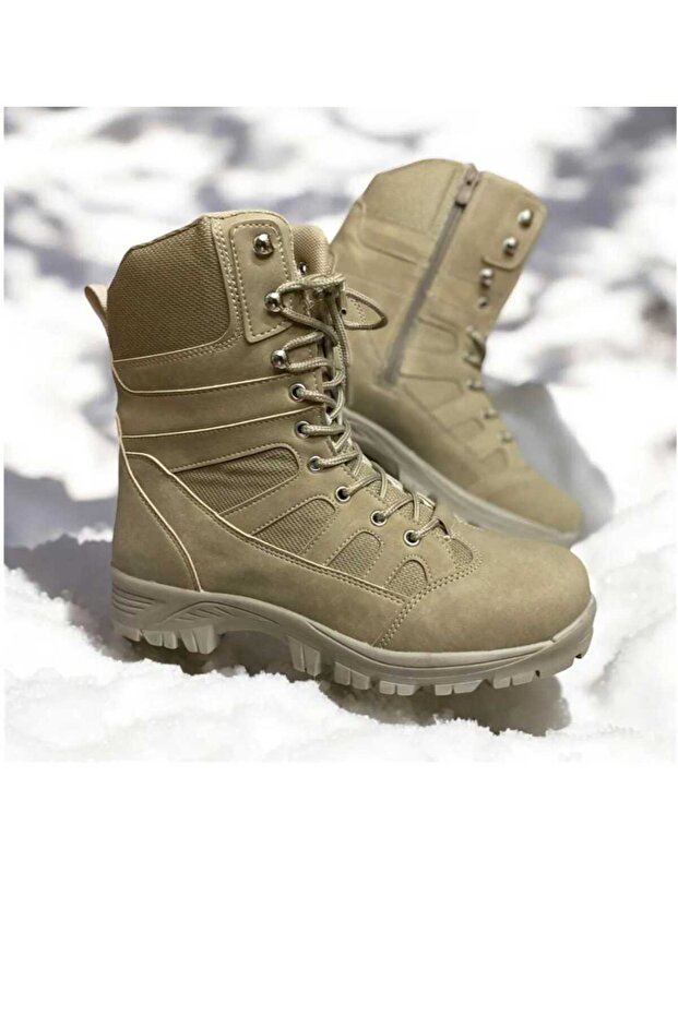 Erkek Postal Askerı Bej Bot - 1