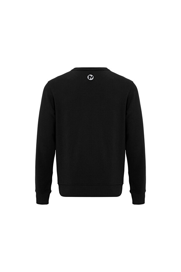 Simple Erkek Siyah Sweatshirt ERKEK SWEATSHIRT M23SIMPLE - 2