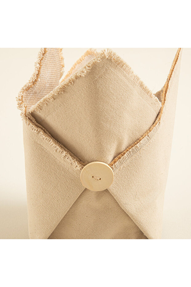 Button Saksılık 15 Cm Natural - 4