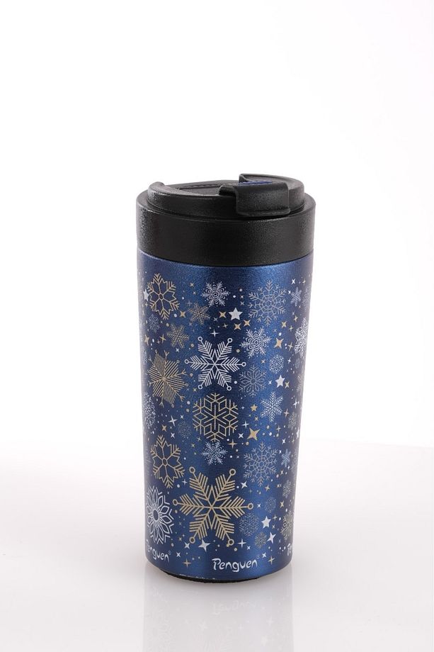 Termos Mug 380 ml Flip Kapaklı - Yılbaşı Hediyesi - Sus 304 Paslanmaz Çelik, Vakum Yalıtımlı - 7