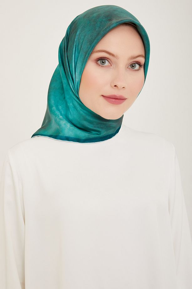 BELLİ SAF İPEK EŞARP 4008D (TWİLL) - 1