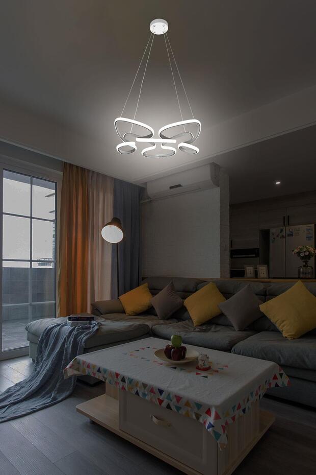 Güney Ledli Avize Beyaz - 2