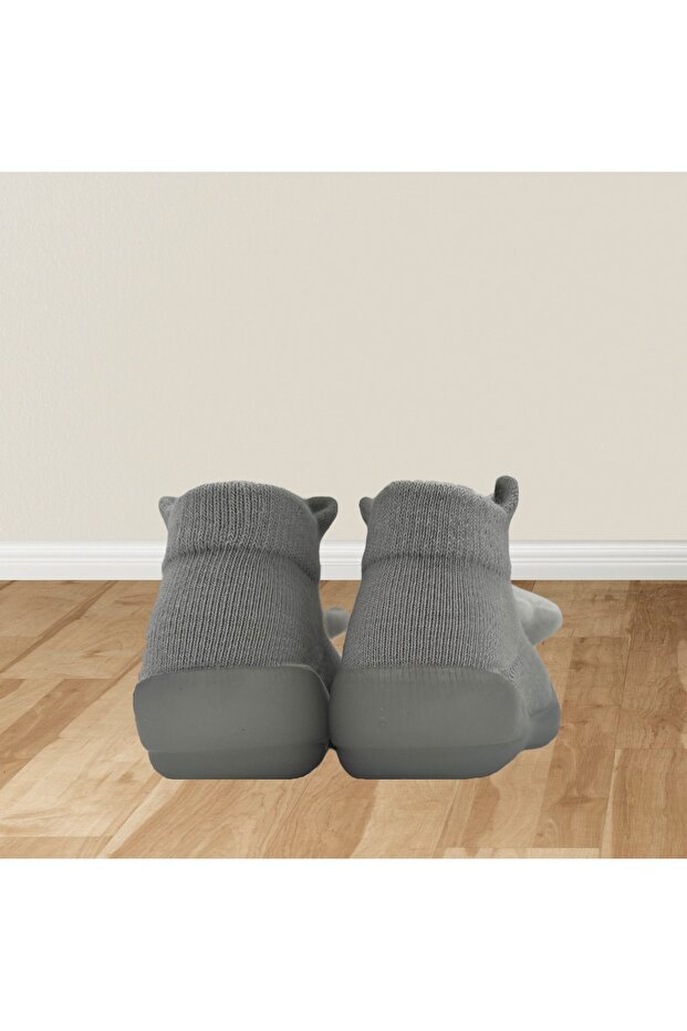 Sevimli Araba Figürlü Babet Panduf Ev Botu Ev Ayakkabısı Kreş Ayakkabısı - 4