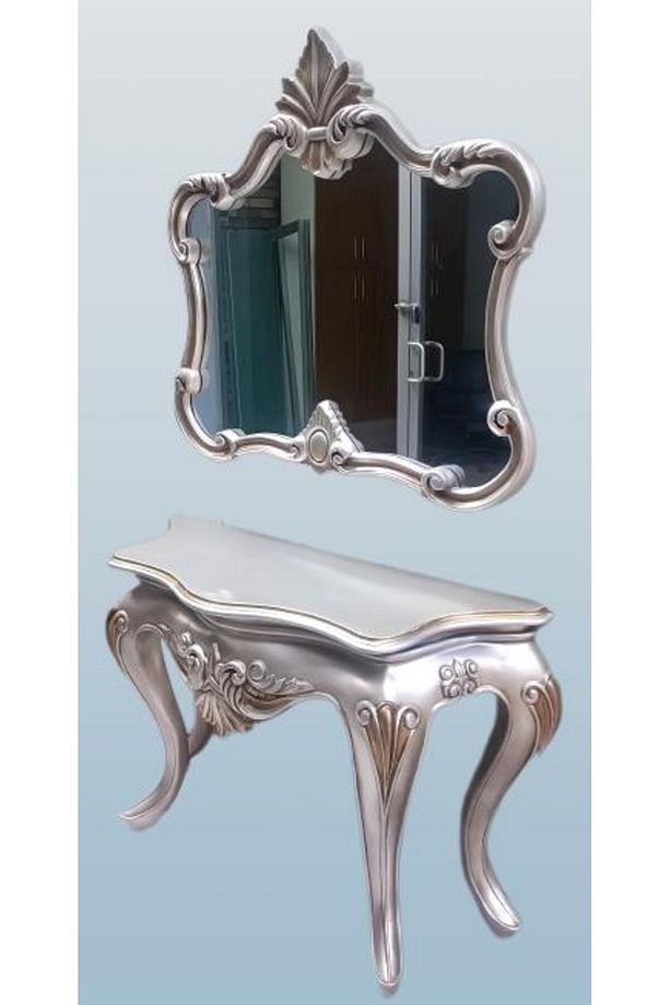 Dresuar 13509 Avangart Aslan Model Polyestr Döküm Eskitm Gri-kahve Renk Nakış - 2