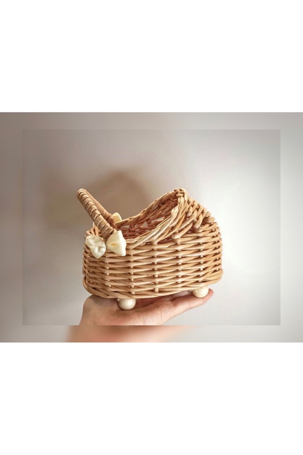 RATTAN OYUNCAK BEBEK PUSETİ - 1