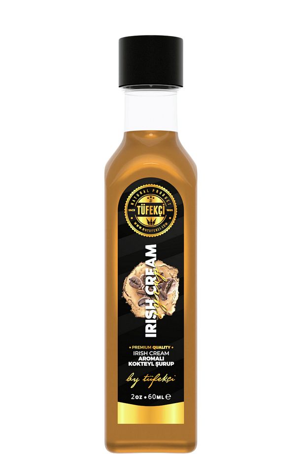 Irısh Cream Şurup Yoğun Lezzet Yüksek Aromalı Yeni Formül 60ml - 1