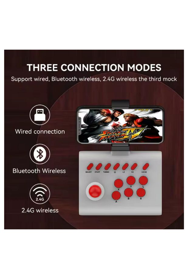 BSP-Y01/PS4 Arcade oyunu rocker TV PC için Bluetooth kablosuz 2.4GI OS Android Joystick - 3