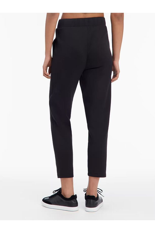 Kadın Yüksek Bel Pamuklu Slim Fit Dar Paça Siyah Eşofman Altı K20K207945-BEH - 2