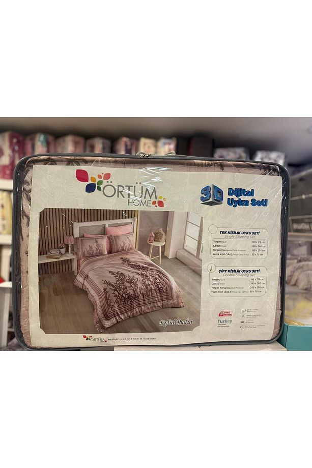 Eylül Pudra Çift Kişilik Uyku Seti - 3