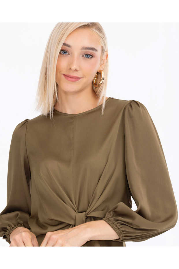 Bağlamalı Bluz - 6