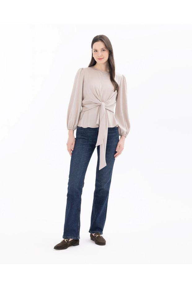 Bağlamalı Bluz - 2