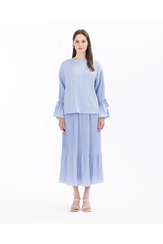 Pliseli Maxi Boy Etek - 3