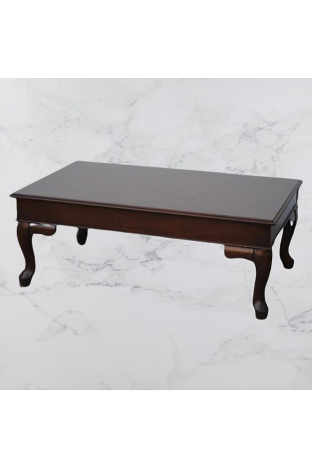 Orta Sehpa 13561 Klasik Kayın Aslan Demont Ayak Ceviz Natüre Mdf Tabla El Yapım - 5