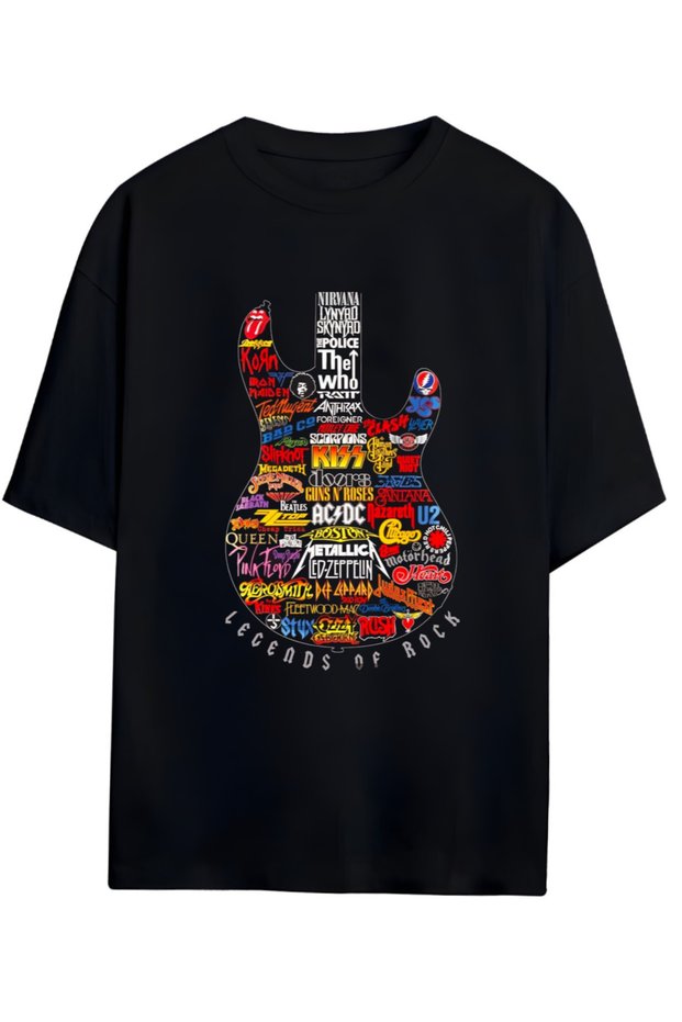 LEGENDS OF ROCK UNISEX OVERSIZED TSHIRT
