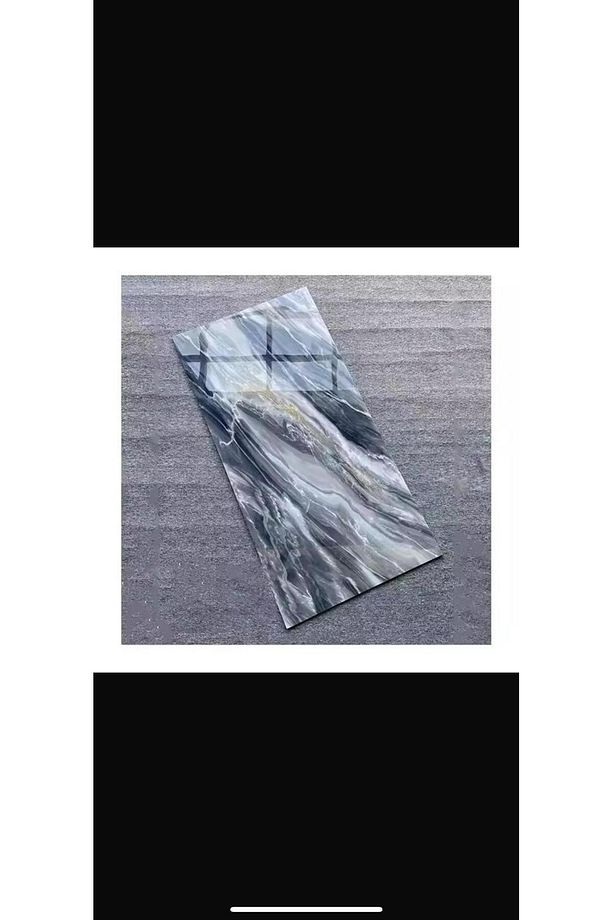 30x60 Kendinden Yapışkanlı Mermer Fayans Görünümlü Mutfak Banyo Wc Yer Duvar Pvc Folyo Panel Kaplama - 3