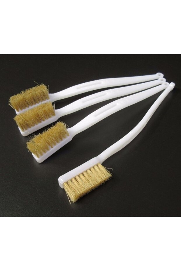 White Handle Cleaning Brush - Multi-Purpose - 2