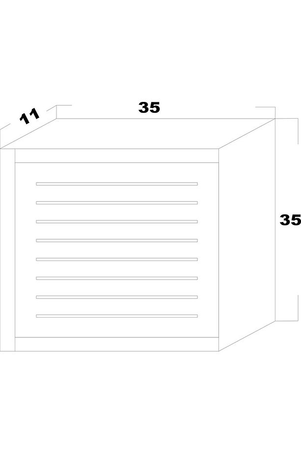 Modem Saklama Kutusu 35x35x11 Ölçüsünde - 3