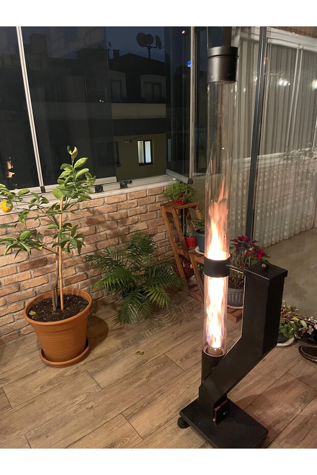 PELET SOBA ISI CAMLI TEKERLEKLİ A KALİTE - 4