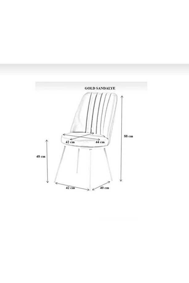 likrali kumaş oval sandalye kılıfı ,sandalye örtüsü pitikare desen (1 adet) - 4
