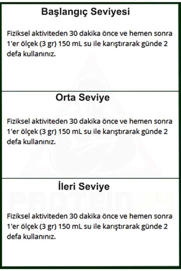 Beta Alanine 300 gr 100 Servis - 3