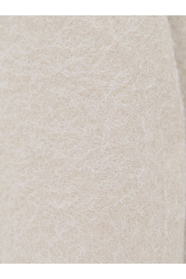 معطف بوكل مبطن بجيوب مزدوجة وأزرار أمامية - إكرو - 3