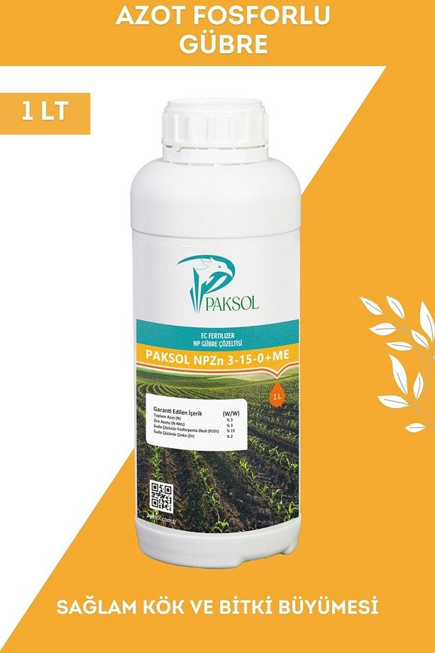 Azot Ve Fosforlu Sıvı Gübre Npzn 3-15-0 Me 1 Litre - 3