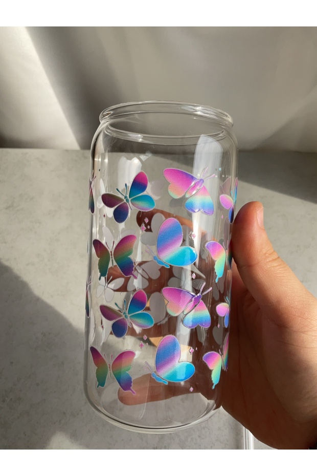 Sevimli desen kahve-smoothie bardağı - 5
