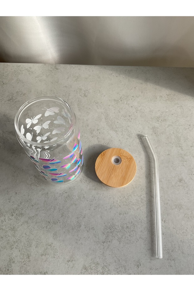 Sevimli desen kahve-smoothie bardağı - 4