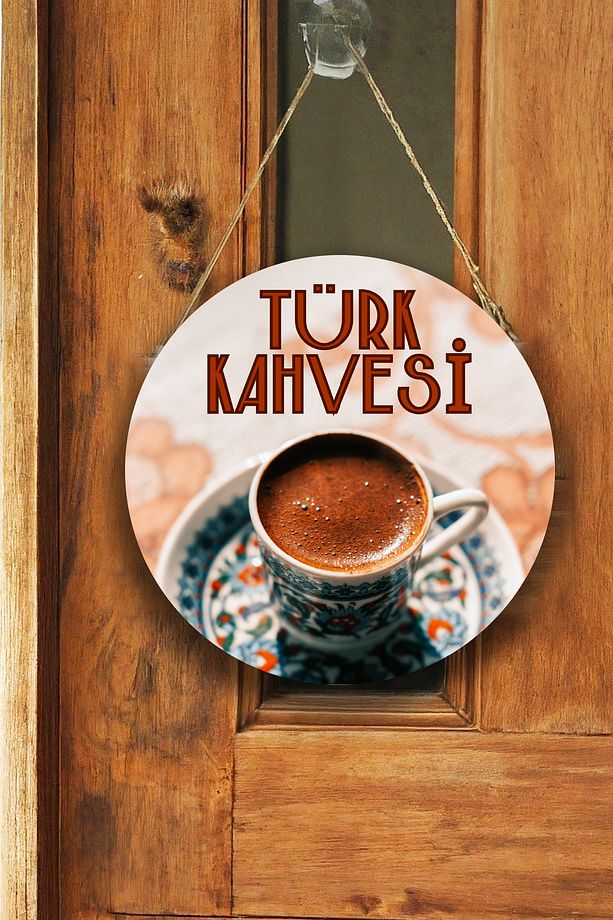 Türk Kahvesi Cafe Restoran için Duvar, Kapı, Tek Taraflı Askılı Pano Karşılama Tabelası, Kahve Tablo - 4