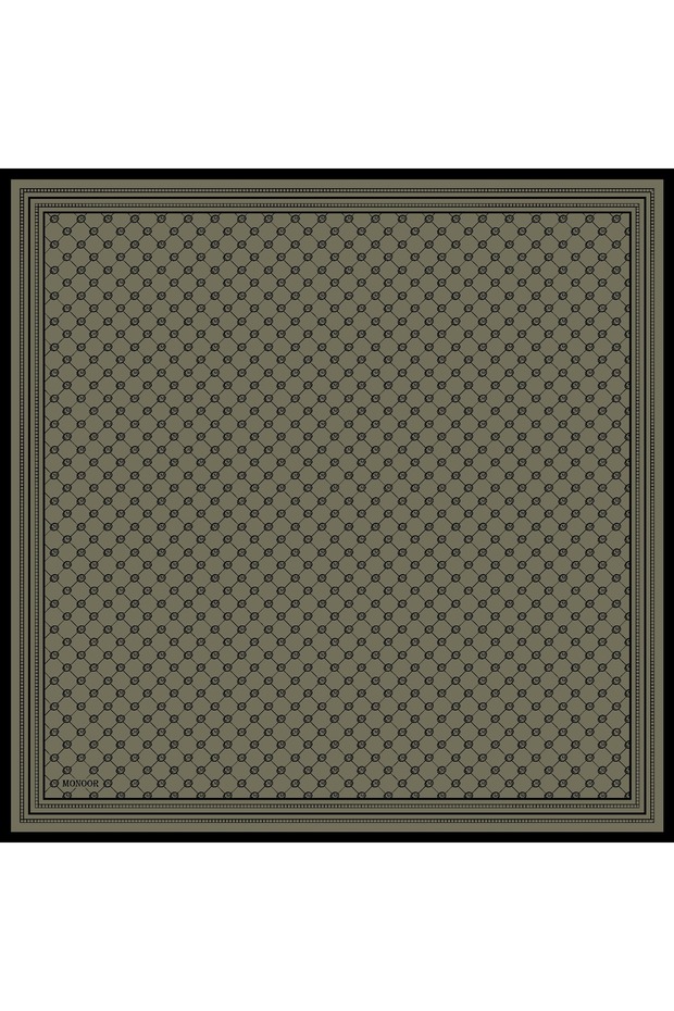 MONOGRAM PAMUKLU SOFT EŞARP - 3
