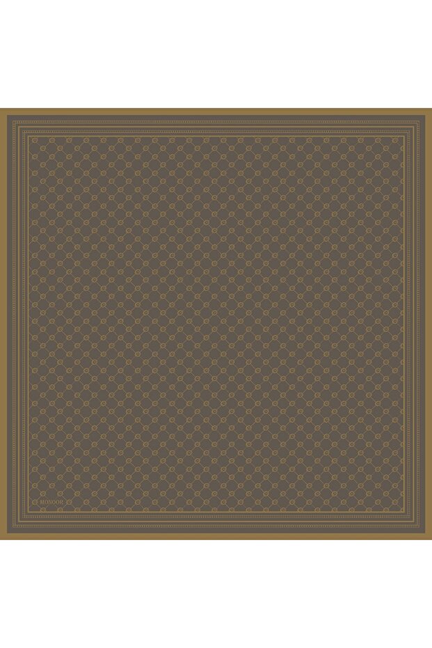 MONOGRAM PAMUKLU SOFT EŞARP - 3