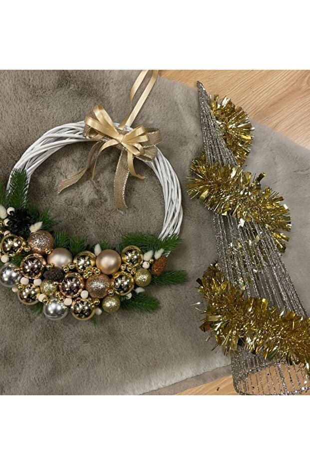 Gold Toplar Şık Kapı Süsü - 2