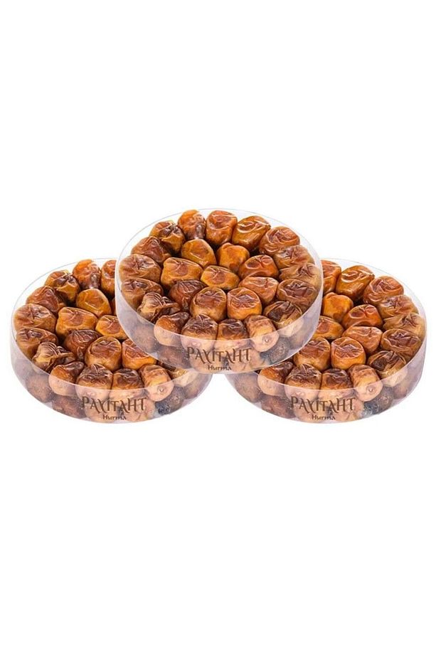 Medine Cassim Kasim Sukkari Rutab Duble Taze -Yaş Hurma 1500GR Tabak Hurma Yumuşak 3 Paket Set - 1