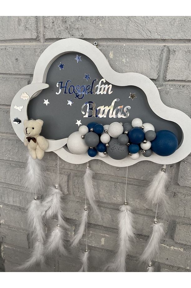 40 Cm Bulut Bubble Kapı Süsü - 1