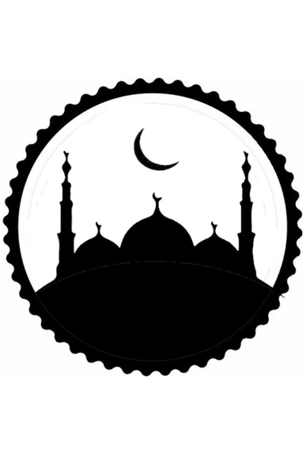 ملصق كامي صورة ظلية للموديل الأول مقاس 10 × 10 سم