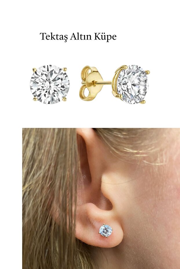 Tektaş Altın Küpe - 7