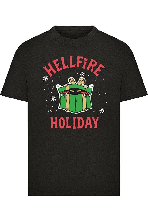 Kids Stranger Things - Hellfire Basic T-Shirt - 1