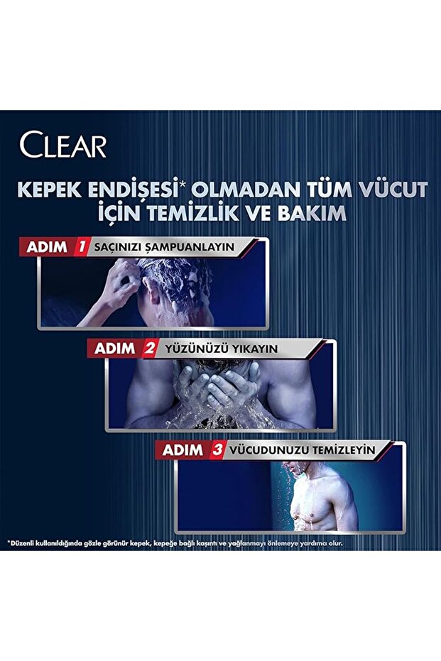 Men Deep Cle 3ın1 Sh 350ml - 4