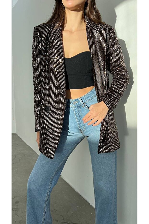 Pul Payet Blazer Ceket - 3