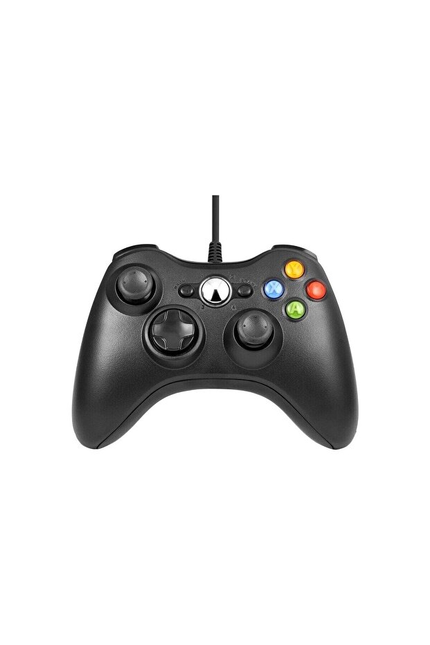 Xbox 360 Controller Pc Kablolu Oyun Kolu 2,20m Usb Kablolu Oyun Kolu Gamepad Joystick Controller - 2