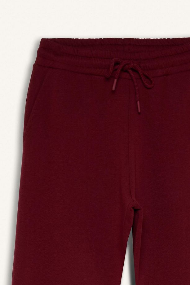 Standart Fit Kalın Jogger Eşofman Altı Bel Paça Lastikli Basic Düz Uzun Boy S7370az24wn - 8