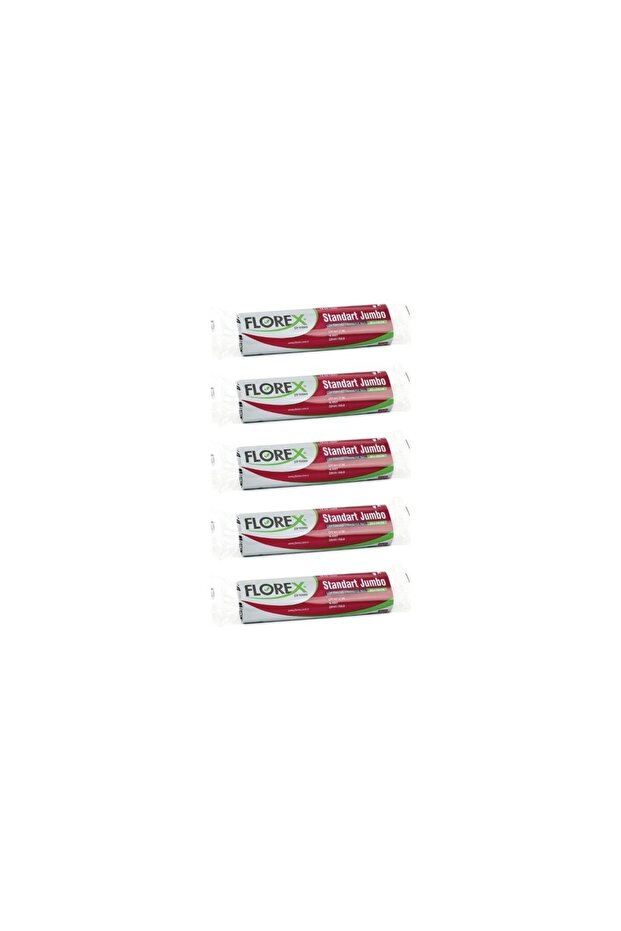 Çöp Poşeti Standart Jumbo Boy 80x110cm 200gr 5 li Rulo - 1