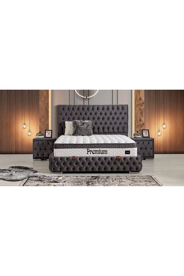 PREMİUM SET 140X200 (Yatak+Baza+Başlık) - 5