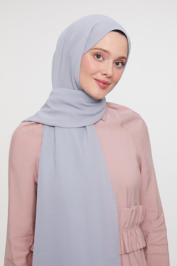 Silver Flat Aerobin Shawl - 1