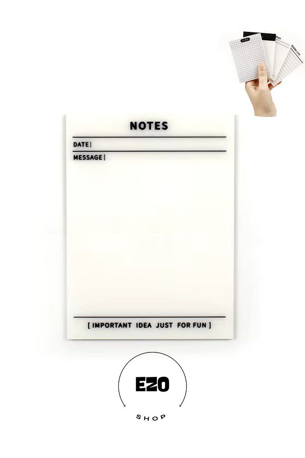 Şeffaf Yapışkanlı Post it Not Kağıdı Postit Gridnot Post-it - 1