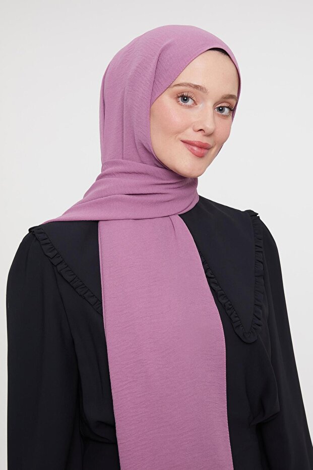 Fuşya Düz Aerobin Şal - 1