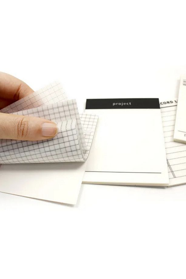 Şeffaf Yapışkanlı Not Kağıdı Postit Gridnot Post-it 4 Adet - 5