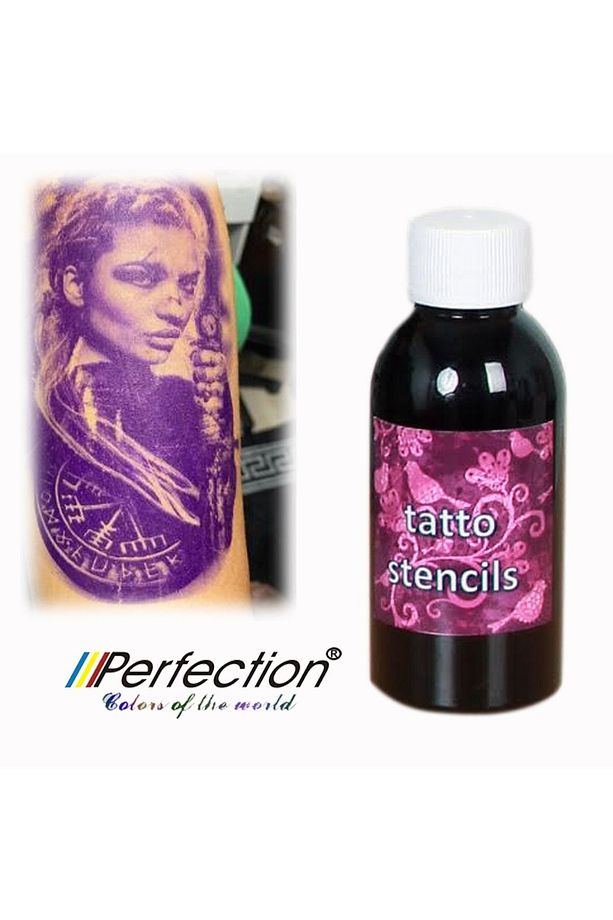 Tatto Stencils Dövme Transfer Mürekkebi Epson M1120 yazıcı için 100 ml. - 1