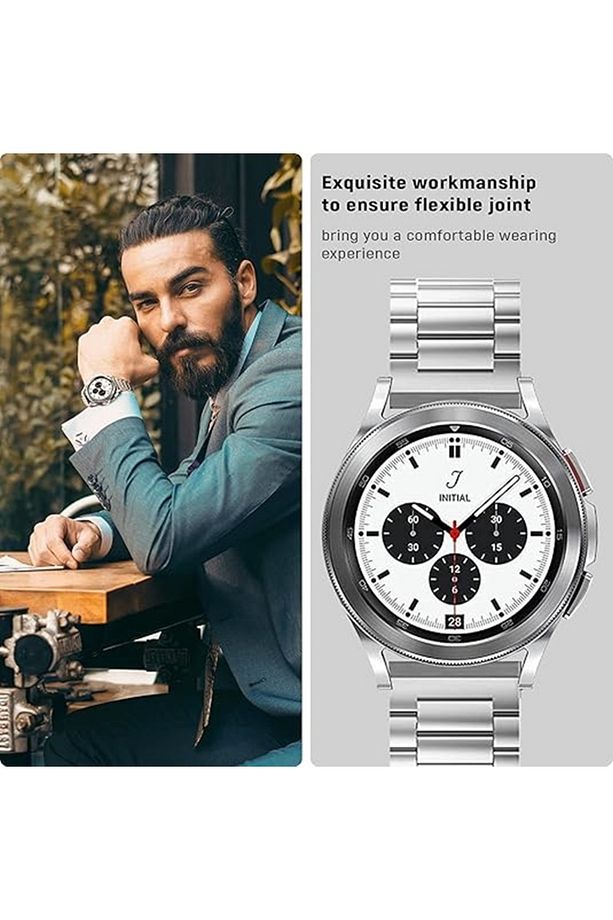 Xiaomi Watch S1-S1 Active/S2/S3/Mi Watch Uyumlu 22mm Paslanmaz Çelik Akıllı Saat Kordonu - 3
