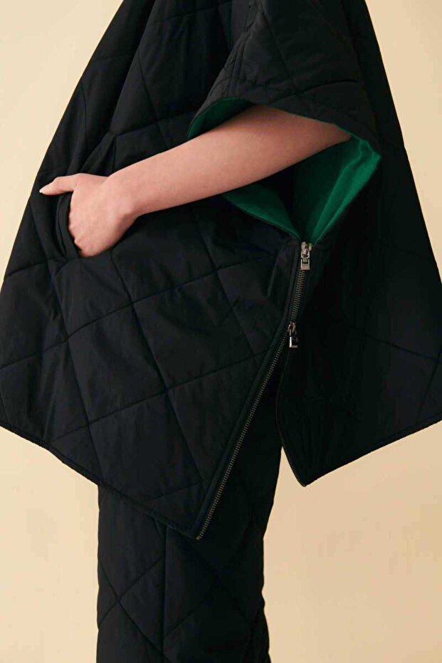 Siyah Kapitone Panço - 8